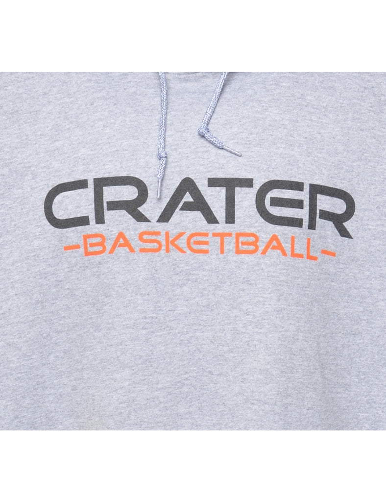 Basketball Printed Hoodie - XL