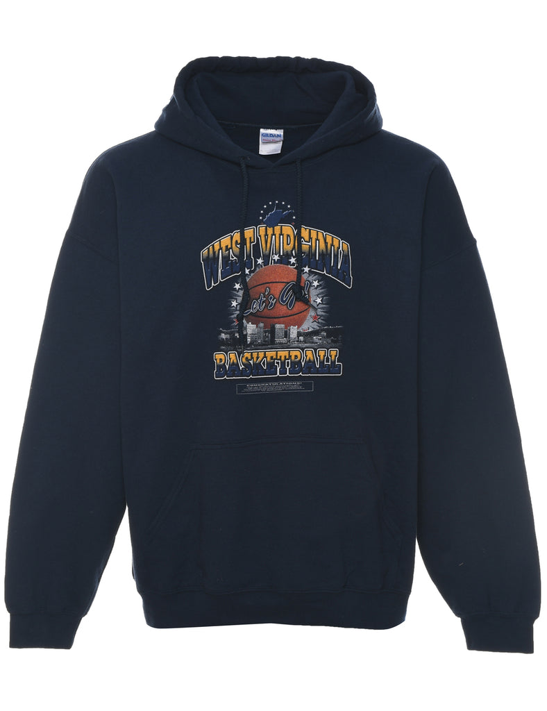 Basketball West Virginia Printed Hoodie - XL