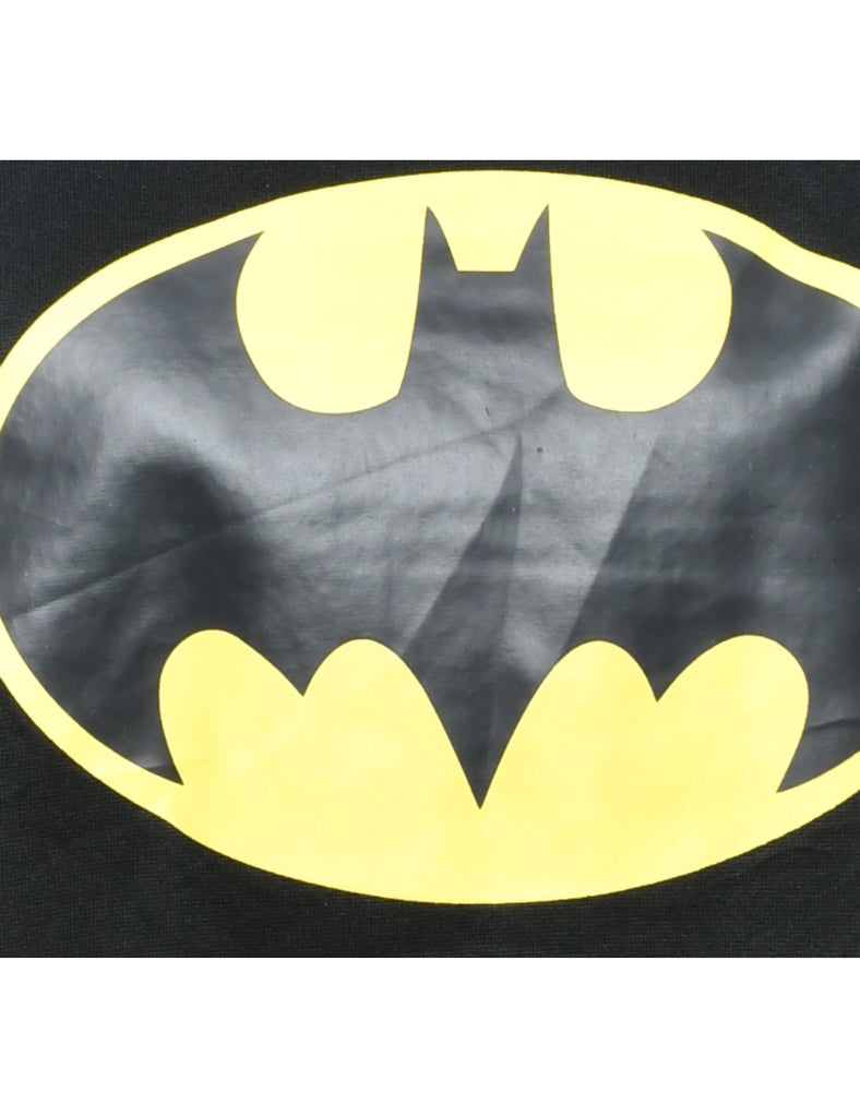 Batman Black Printed Sweatshirt - L