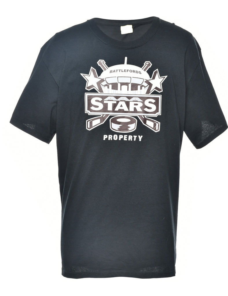 Battle Fords Stars Property Printed T-shirt - L