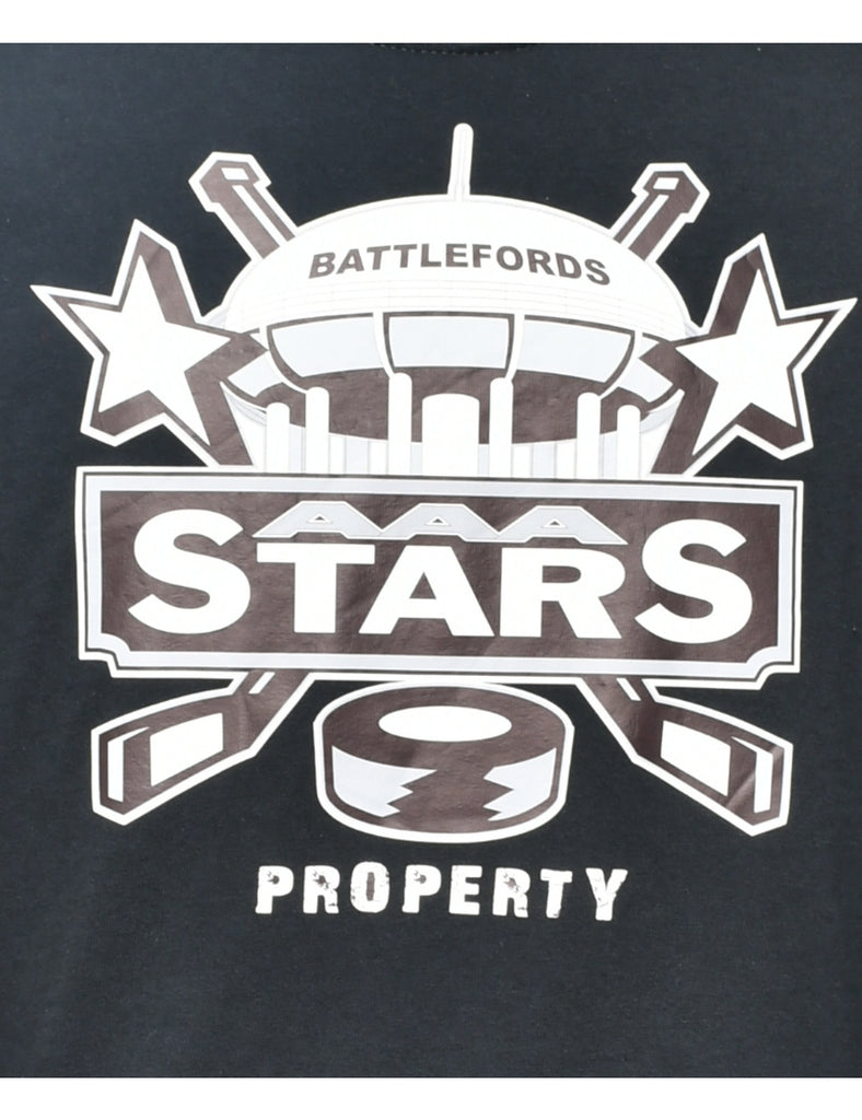 Battle Fords Stars Property Printed T-shirt - L