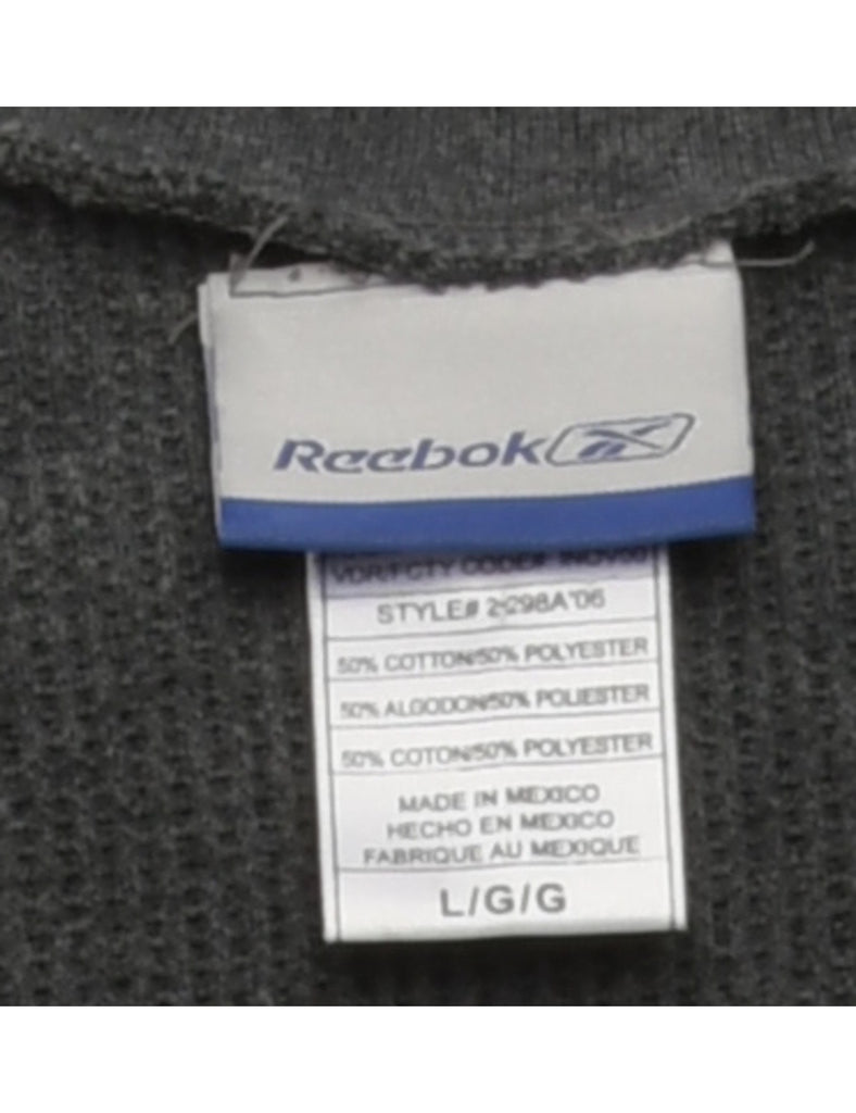 Bears Football Grey & Orange Reebok Printed T-shirt - M