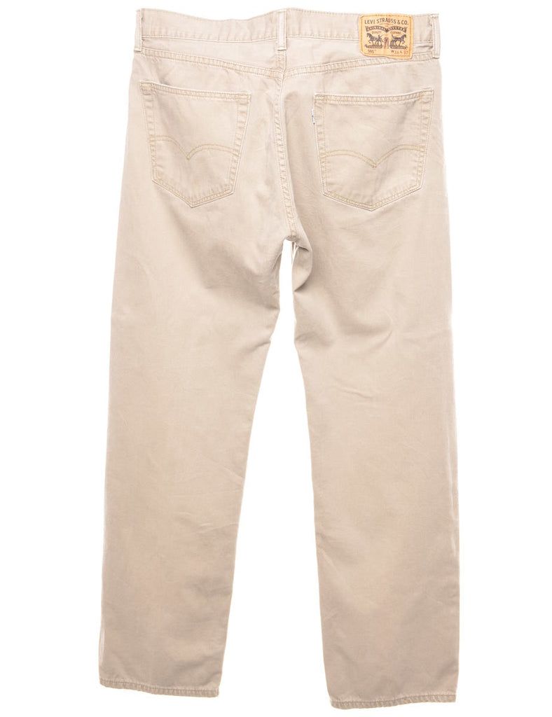 Beige Levis 505 Jeans - W35 L31