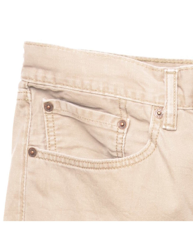 Beige Levis 505 Jeans - W35 L31