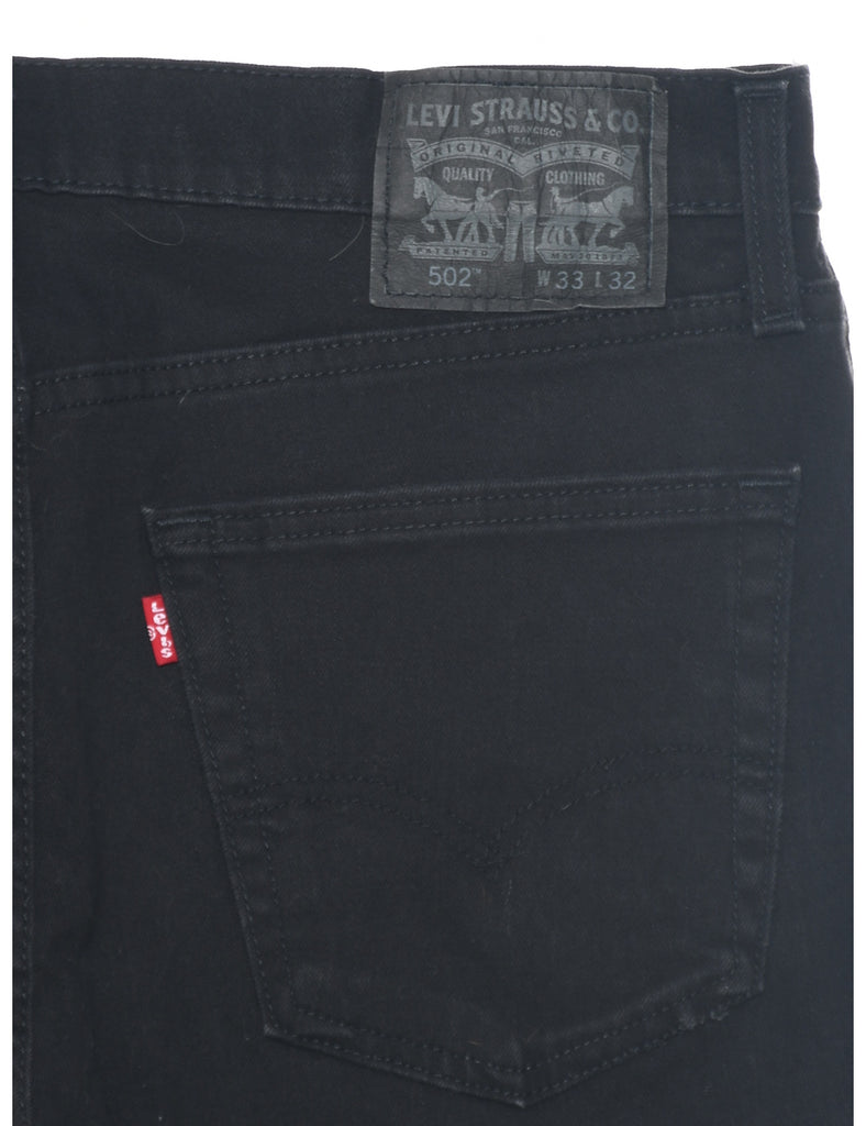 Black 502 Levi's Jeans - W33 L32