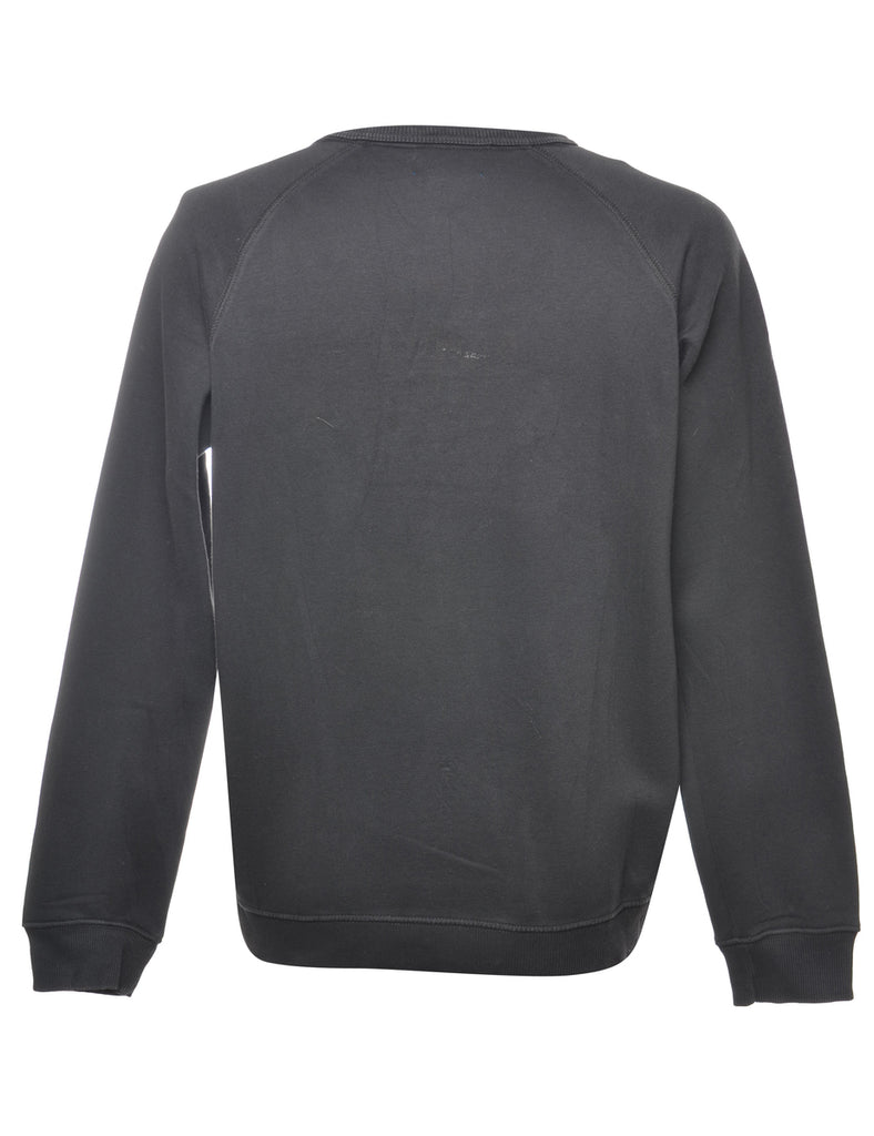 Black Adidas Printed Sweatshirt - M