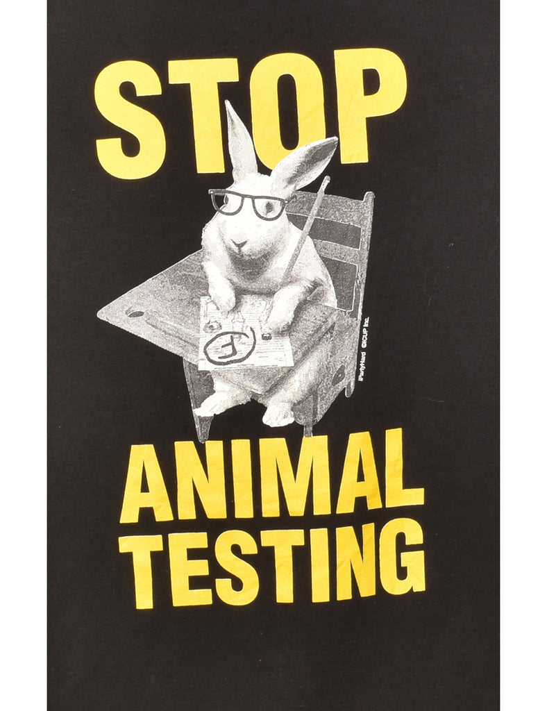 Black Animal T-shirt - XL