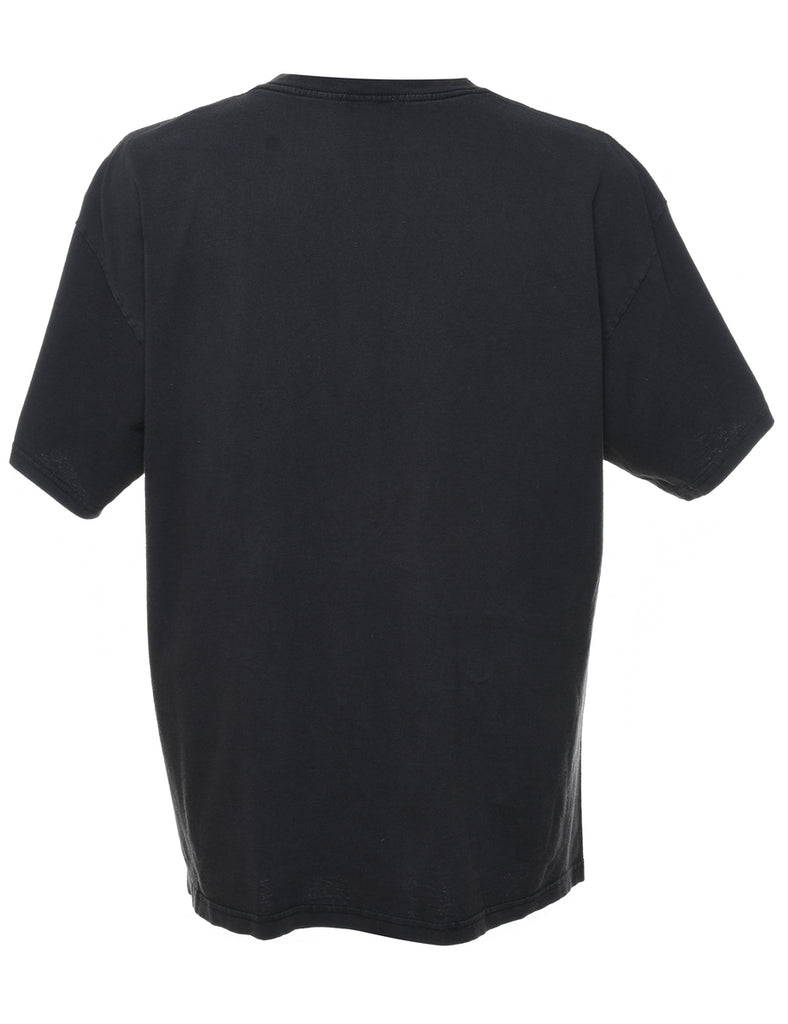 Black Bob Marley Printed T-shirt - XL