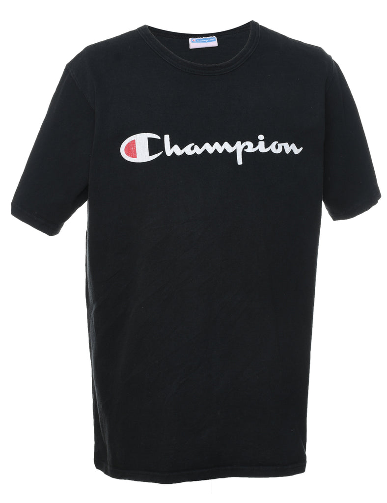Black Champion Printed T-shirt - XL