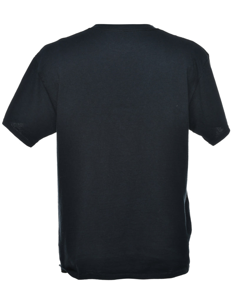 Black Champion Printed T-shirt - L