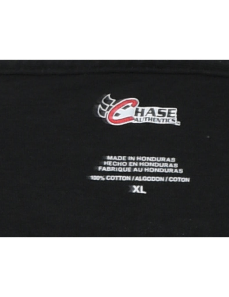 Black Chase Authentics Design T-Shirt - XL