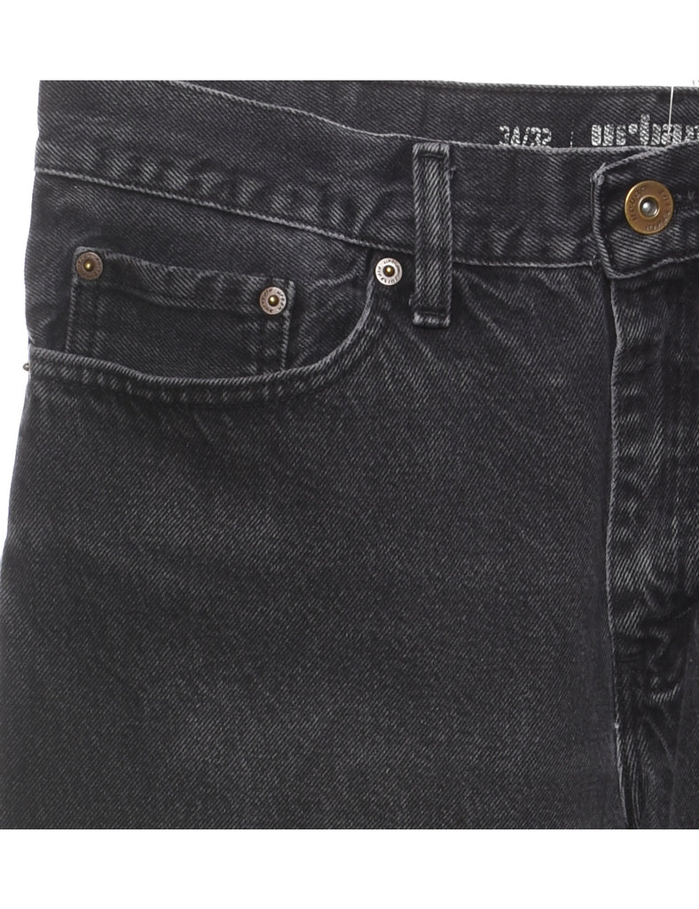 Black Classic Straight-Fit Jeans - W34 L32