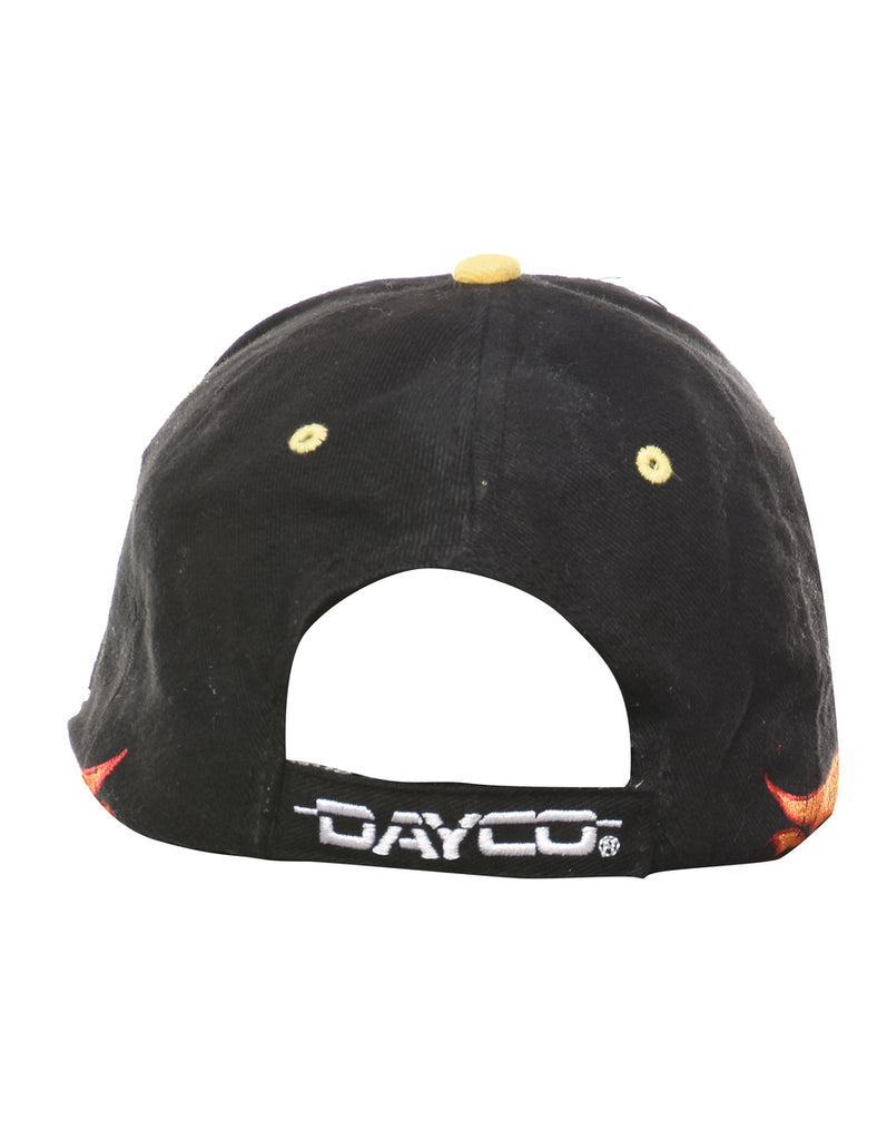 Black Embroidered Cap - XS