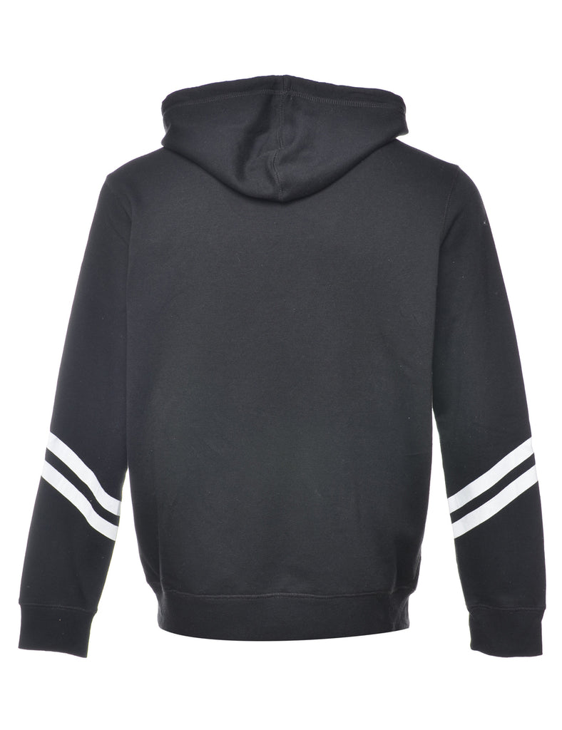Black Everlast Printed Hoodie - L