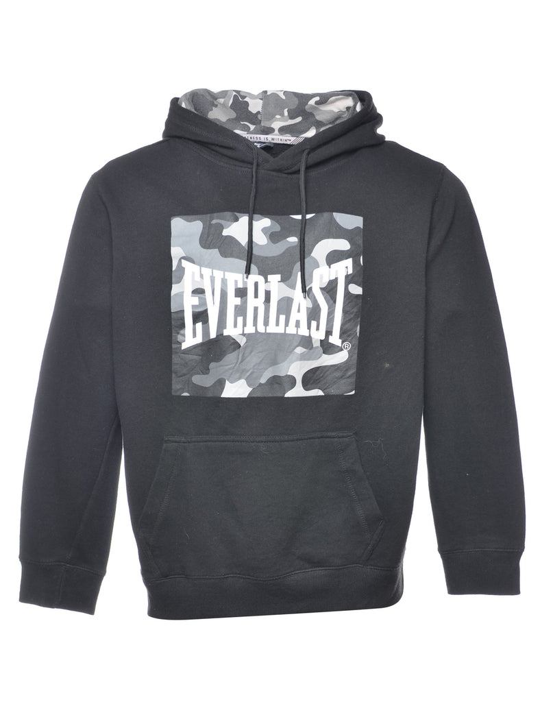 Black Everlast Printed Sweatshirt - S