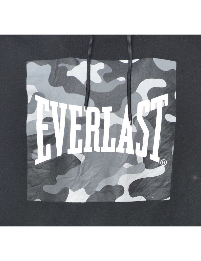Black Everlast Printed Sweatshirt - S