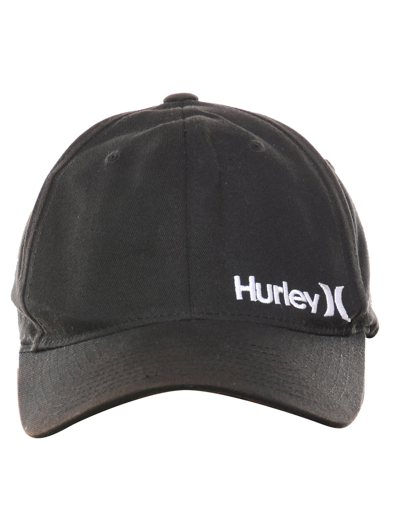 Black Hurley Embroidery Cap - XS