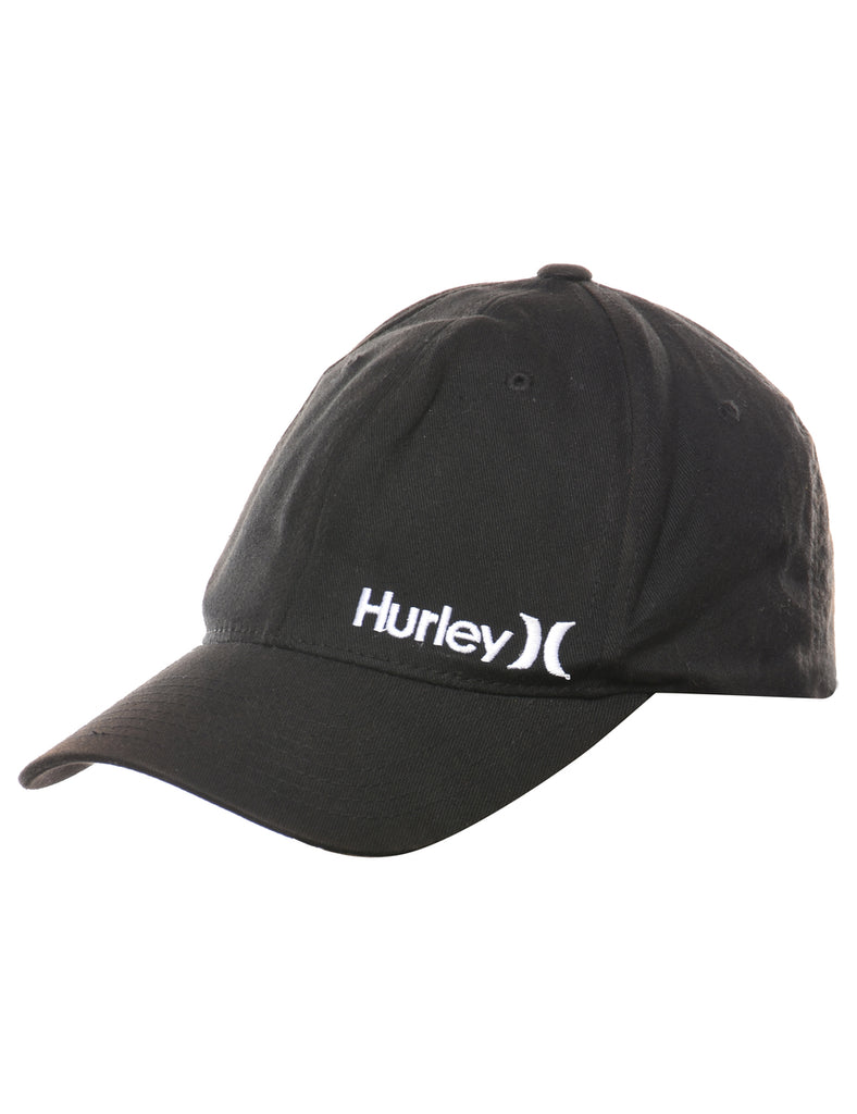 Black Hurley Embroidery Cap - XS