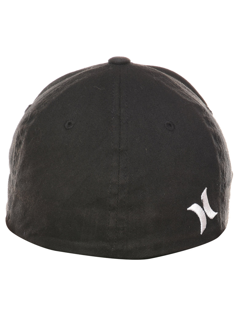 Black Hurley Embroidery Cap - XS