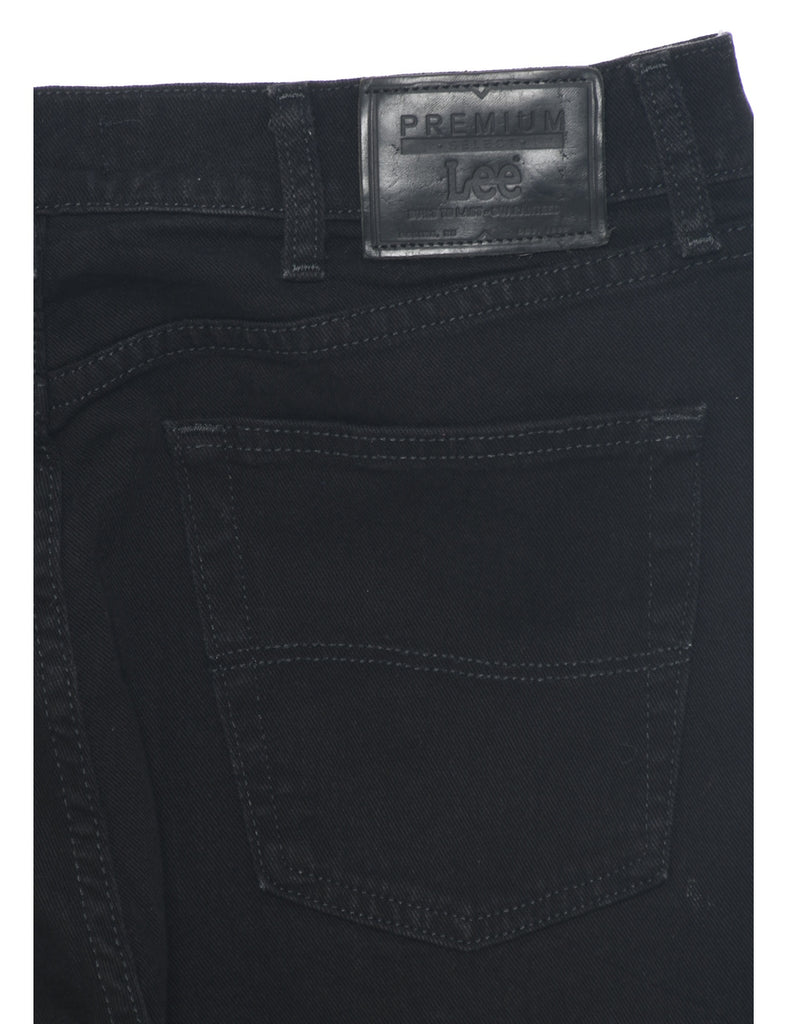 Black Lee Jeans - W34 L32