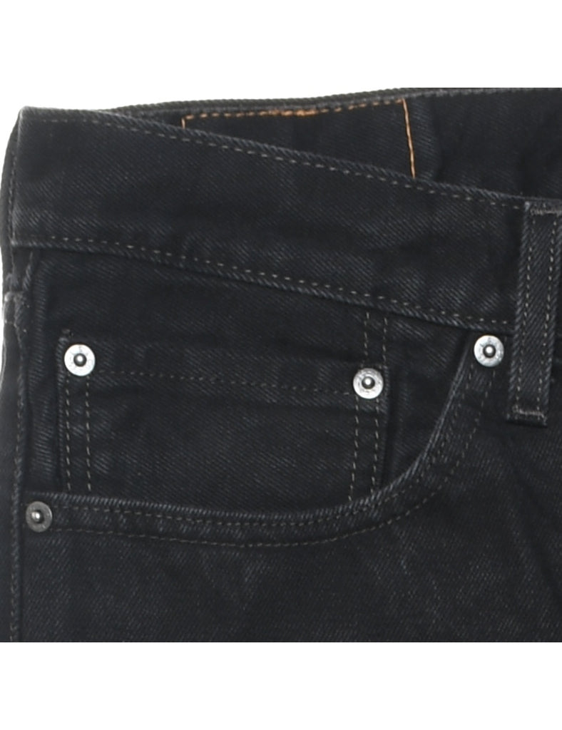 Black Levi's Straight-Fit 505 Jeans - W34 L34