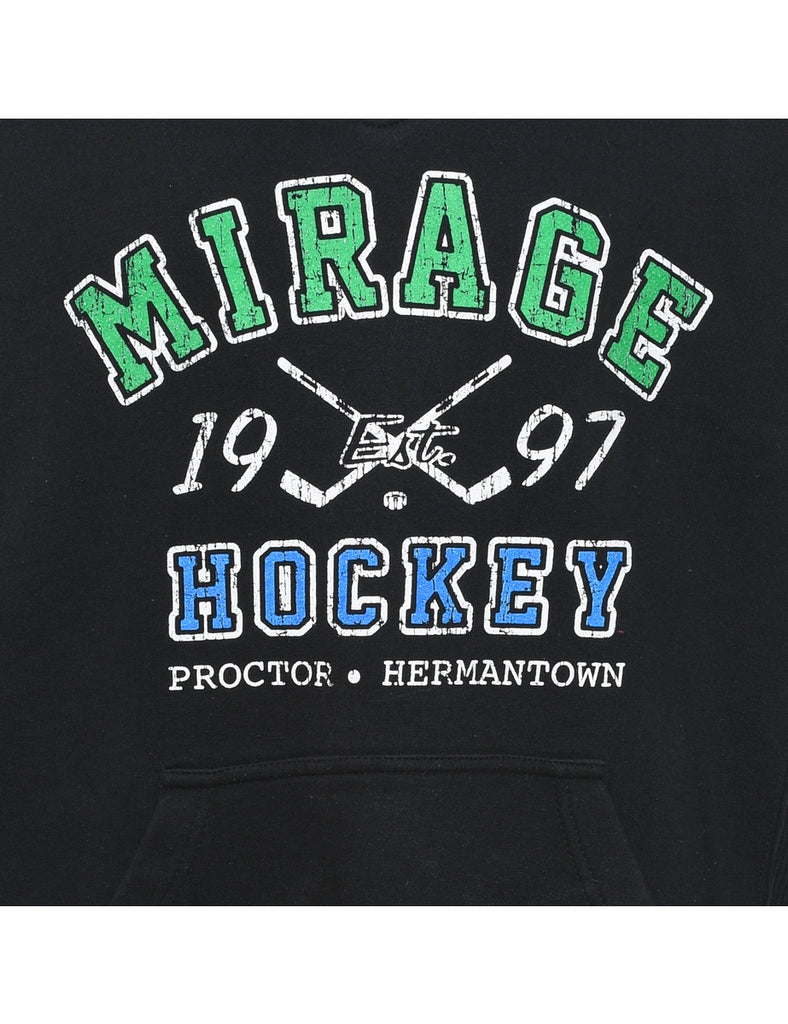 Black Mirage Hockey Hoodie - L