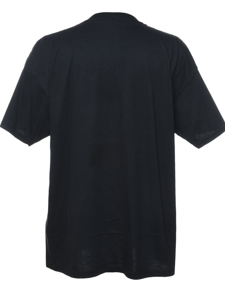 Black Obama Design Printed T-shirt - XL