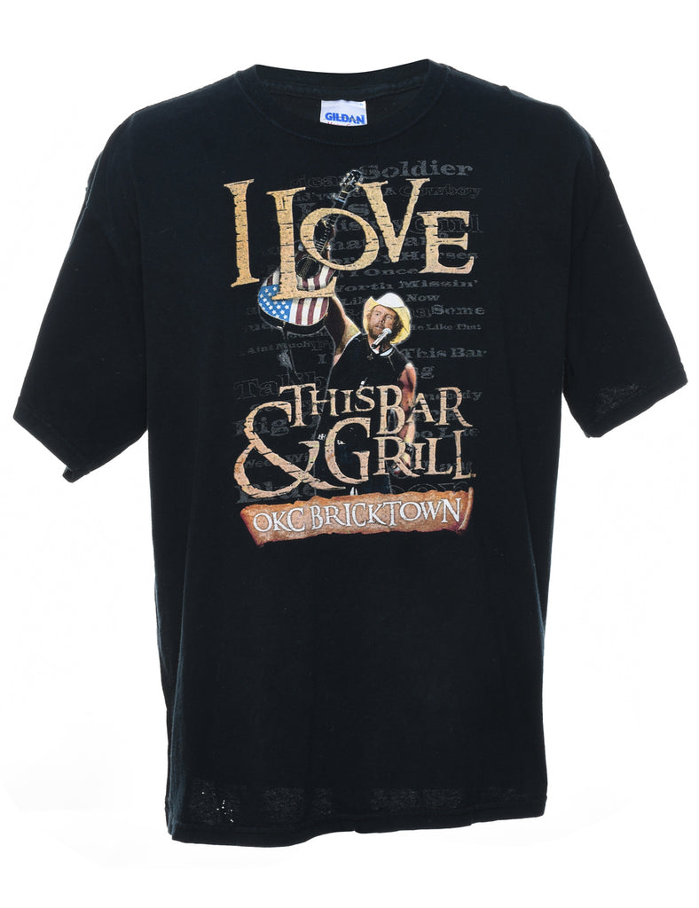 Black OKC Bricktown Band T-shirt - XL