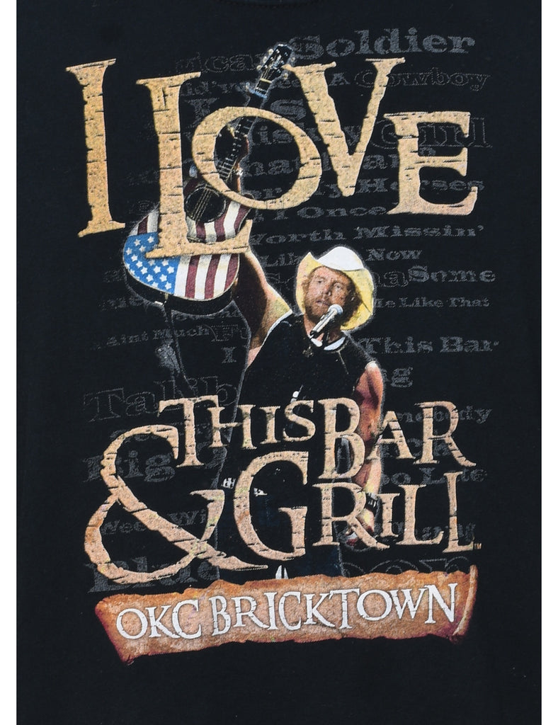 Black OKC Bricktown Band T-shirt - XL