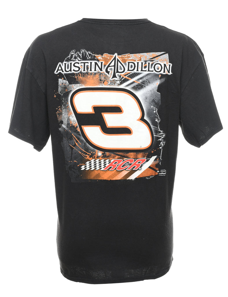 Black & Orange RCR Printed Austin Dillion T-shirt - XL