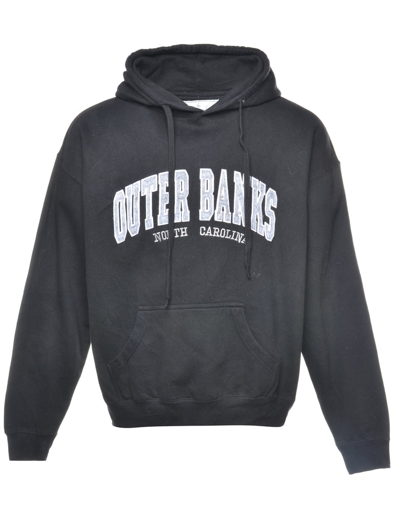 Black Outer Banks North Carolina Hoodie - XL