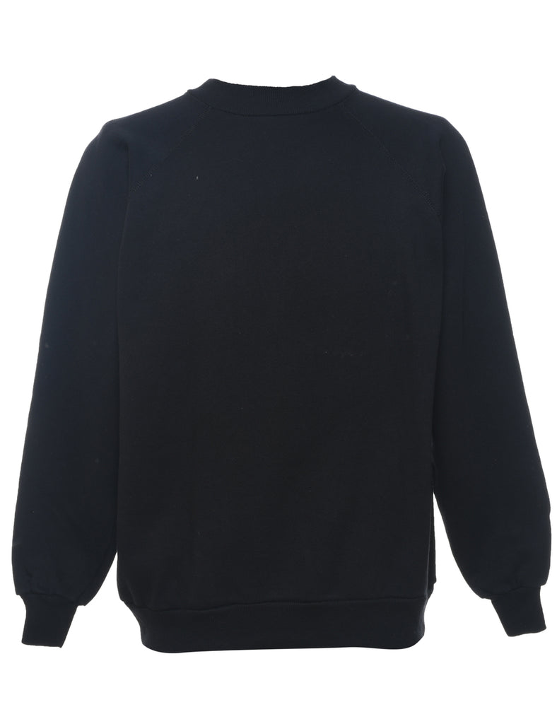 Black Plain Sweatshirt - XL