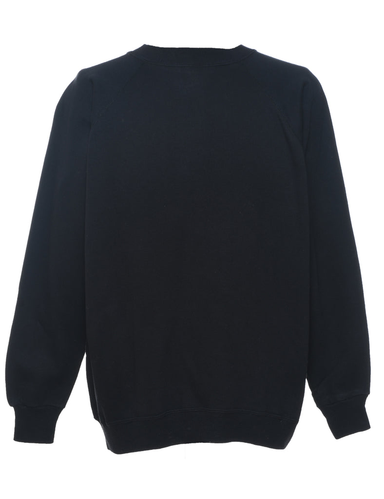 Black Plain Sweatshirt - XL
