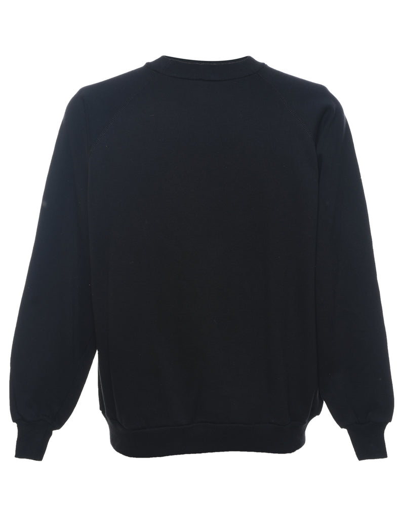 Black Plain Sweatshirt - XL