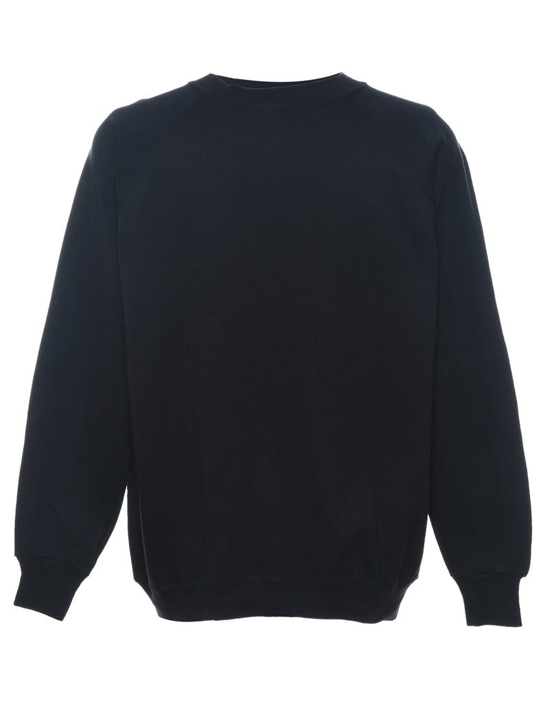 Black Plain Sweatshirt - XL