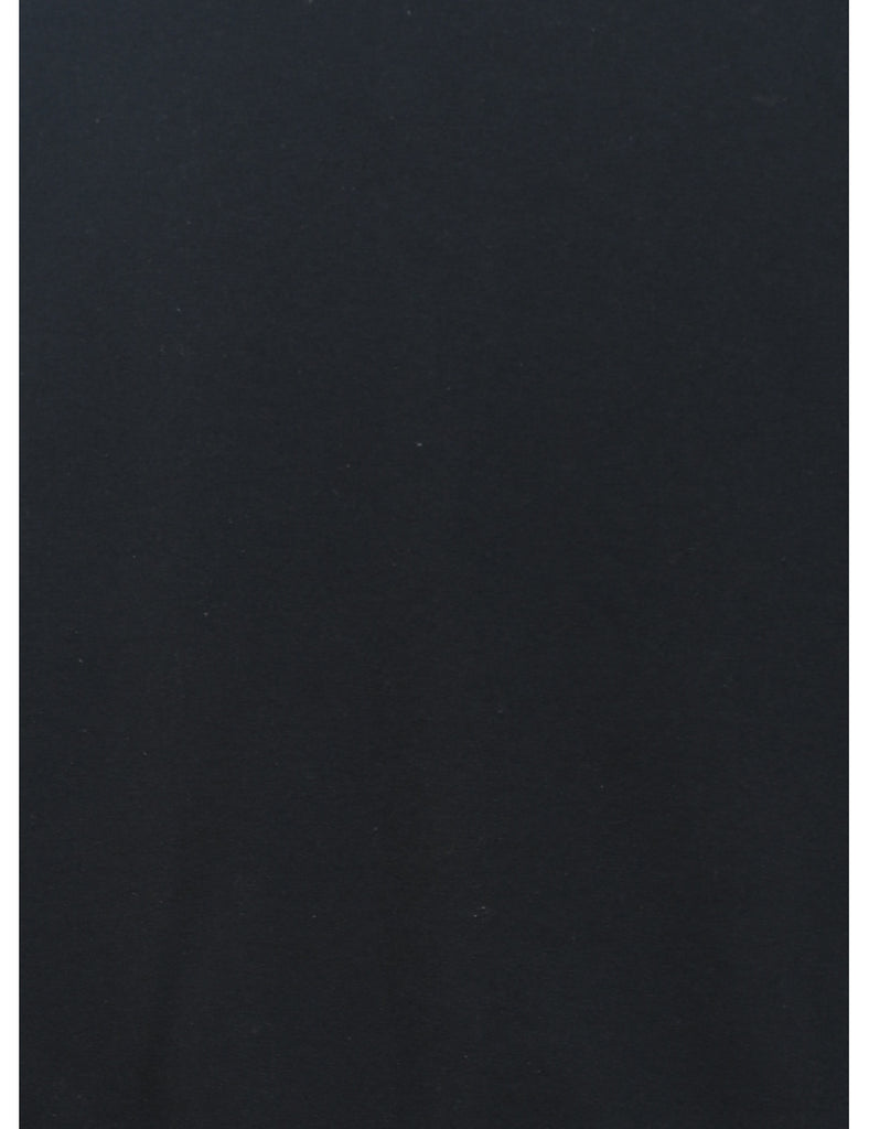 Black Plain Sweatshirt - L