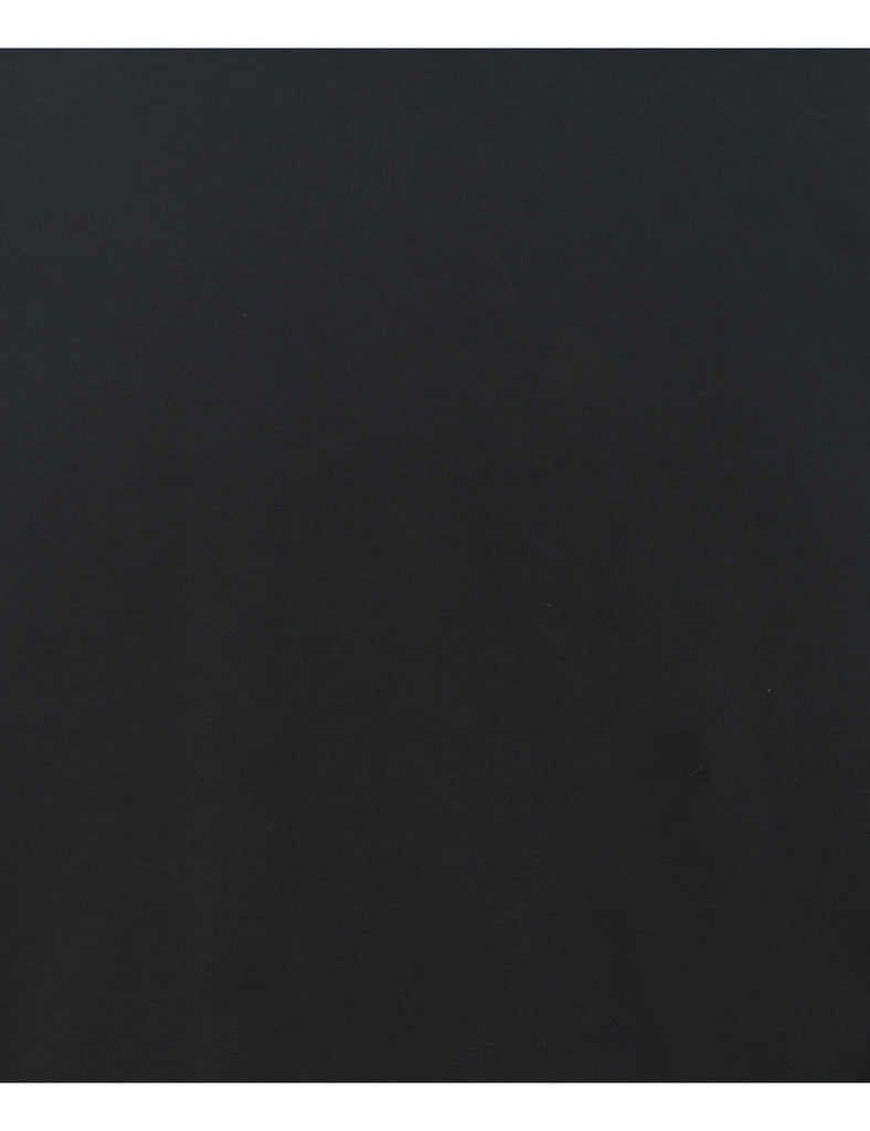 Black Plain Sweatshirt - L