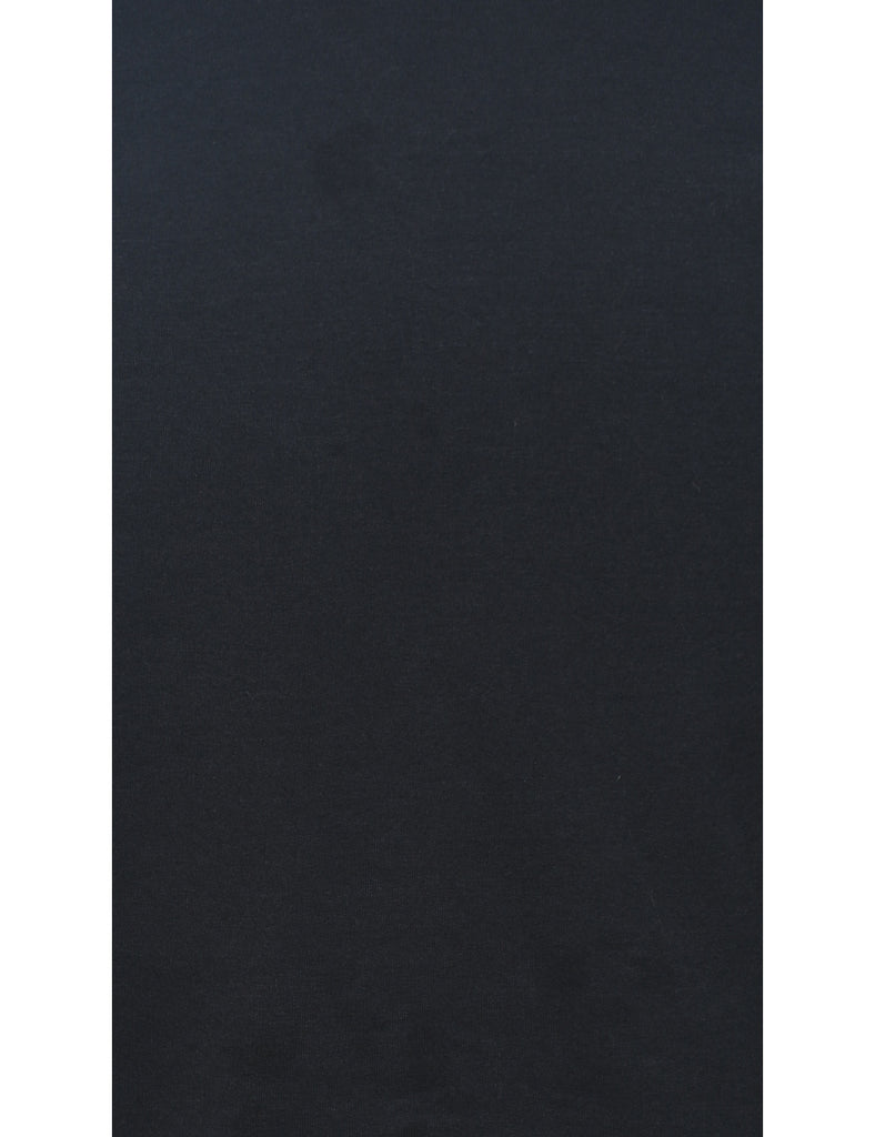 Black Plain Sweatshirt - M