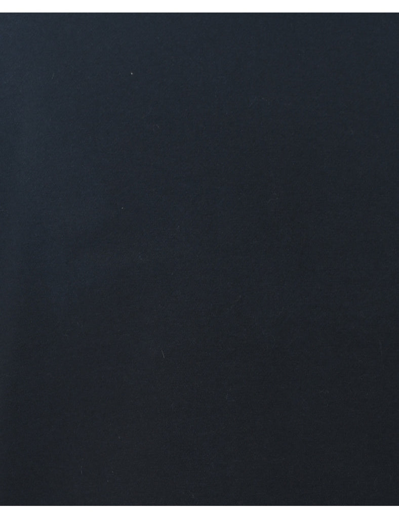 Black Plain Sweatshirt - M