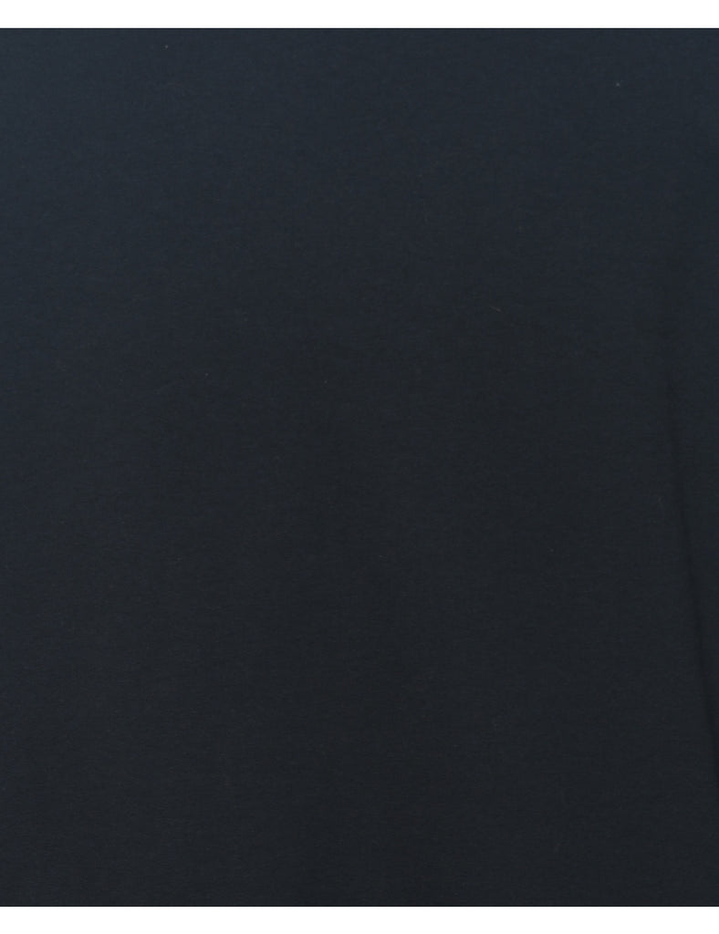 Black Plain Sweatshirt - M