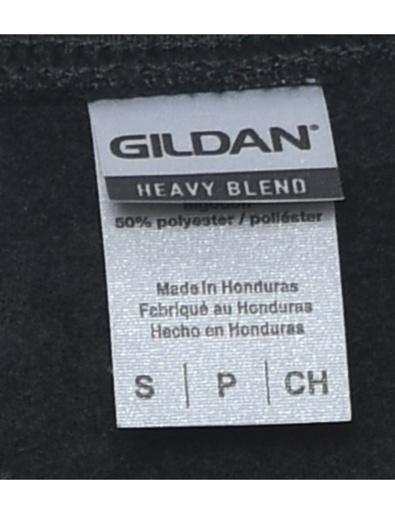 Black Plain Sweatshirt - S