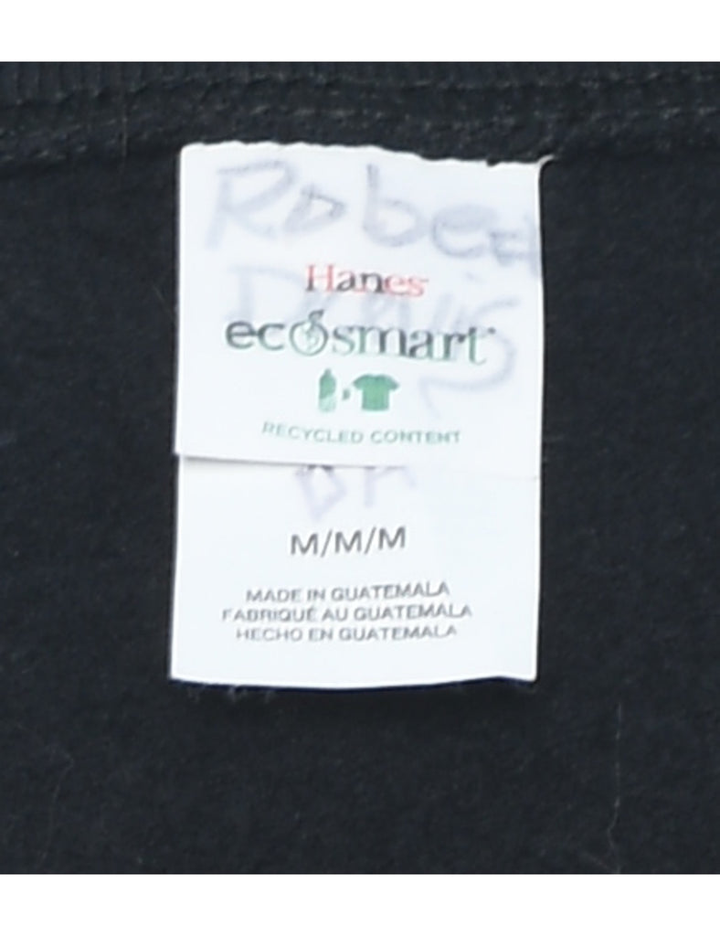 Black Plain Sweatshirt - M