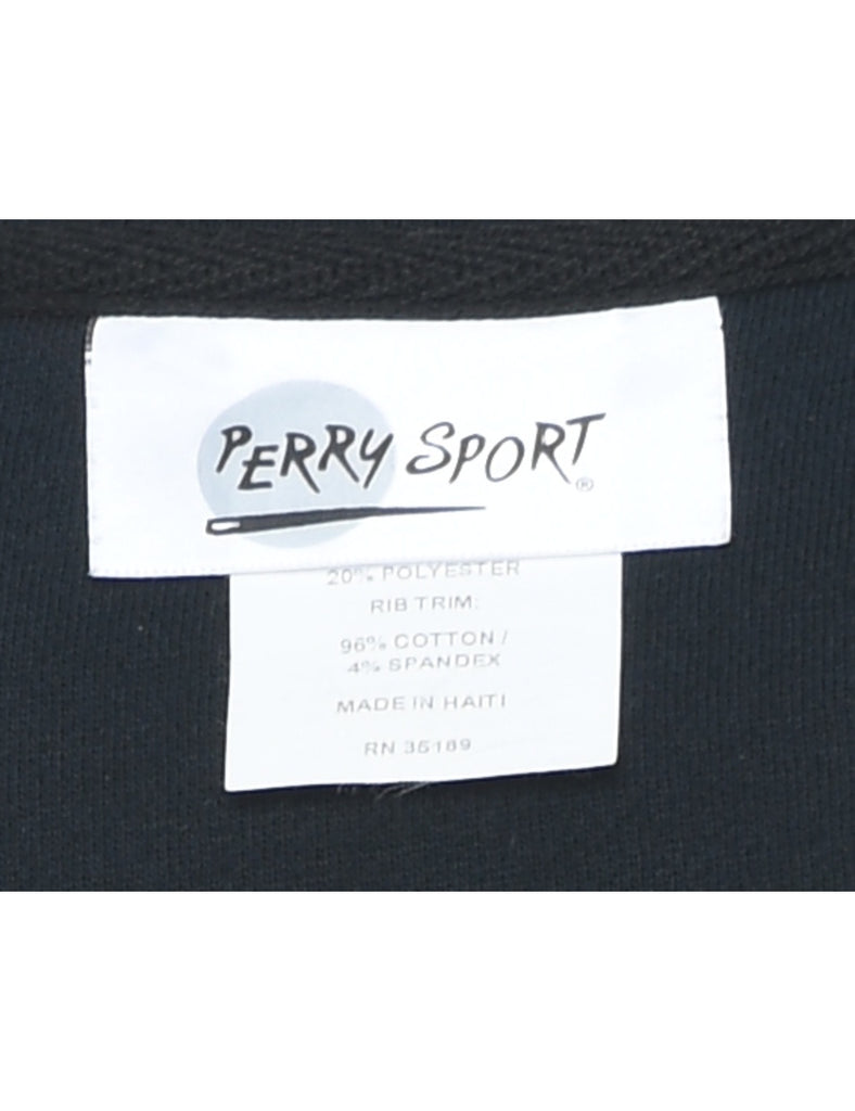 Black Plain Sweatshirt - M