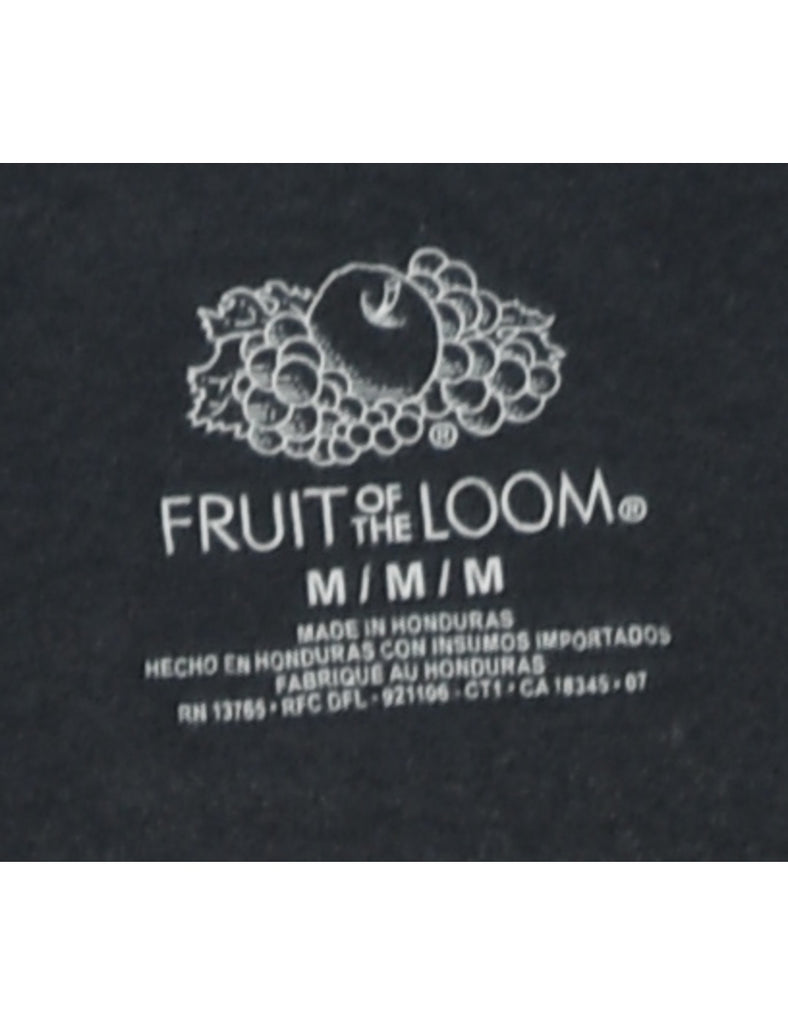 Black Plain Sweatshirt - M