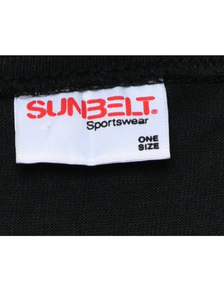 Black Printed T-shirt - XL