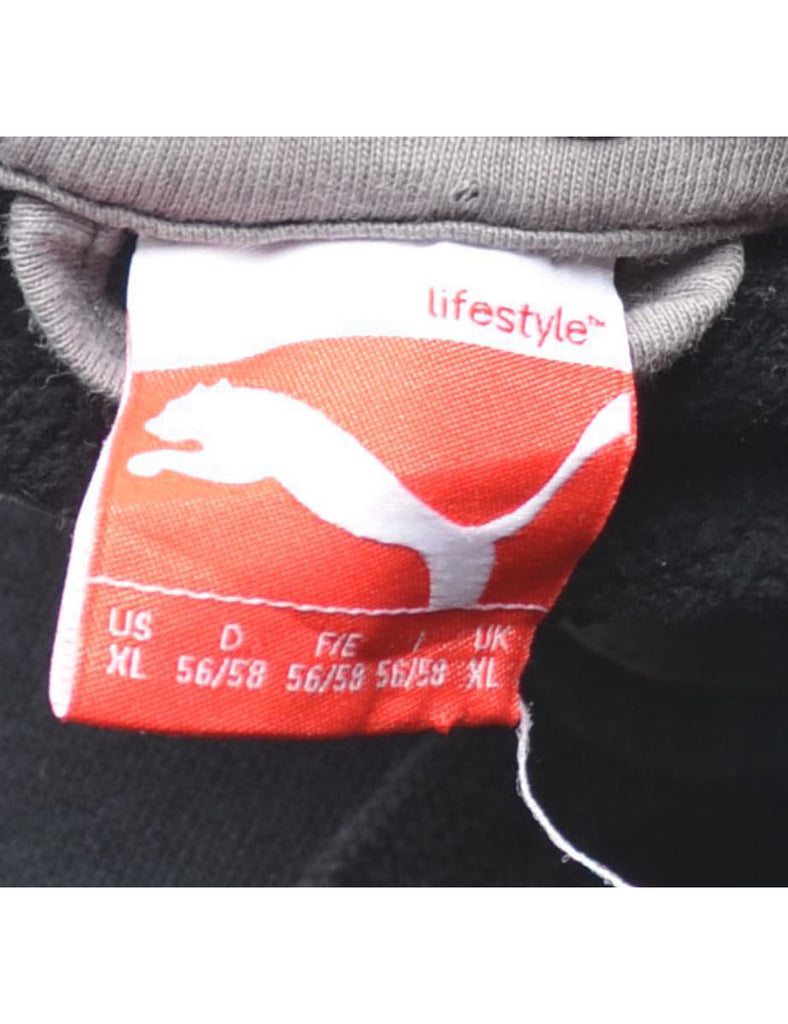 Black Puma Printed Sweatshirt - XL