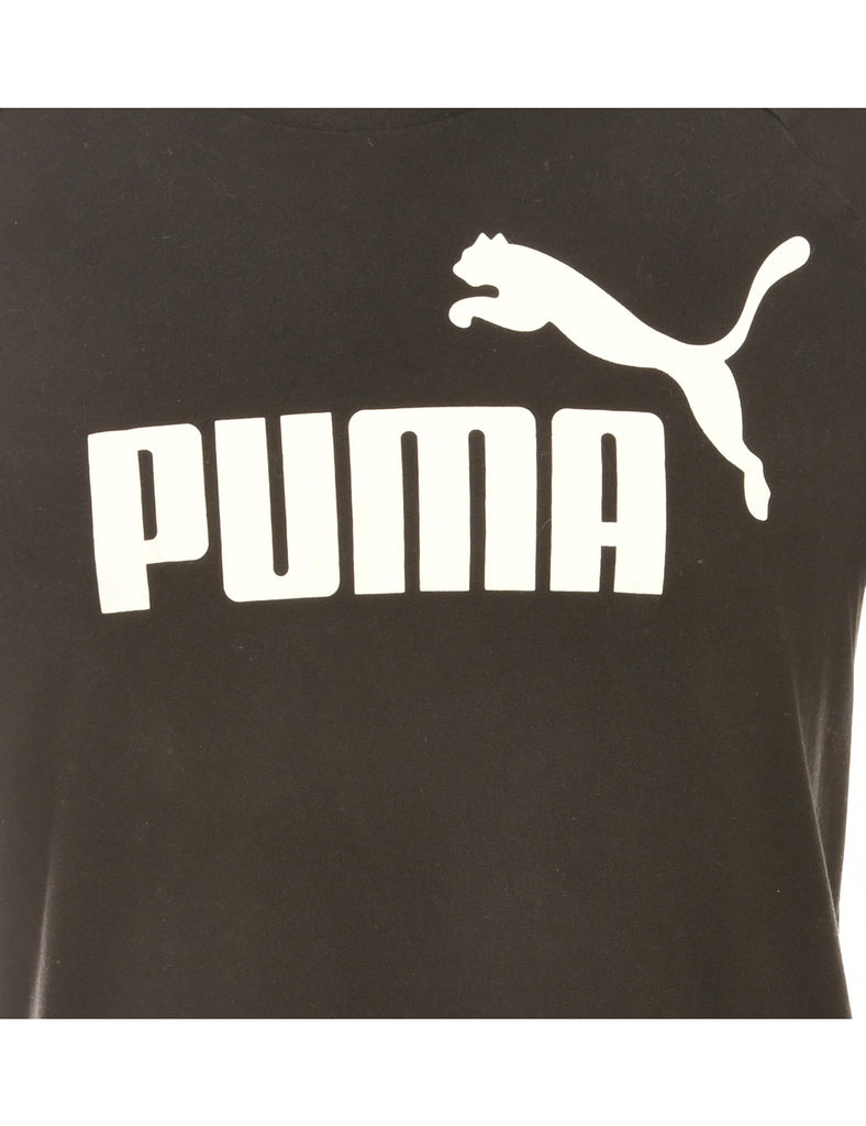 Black Puma Printed T-shirt - S