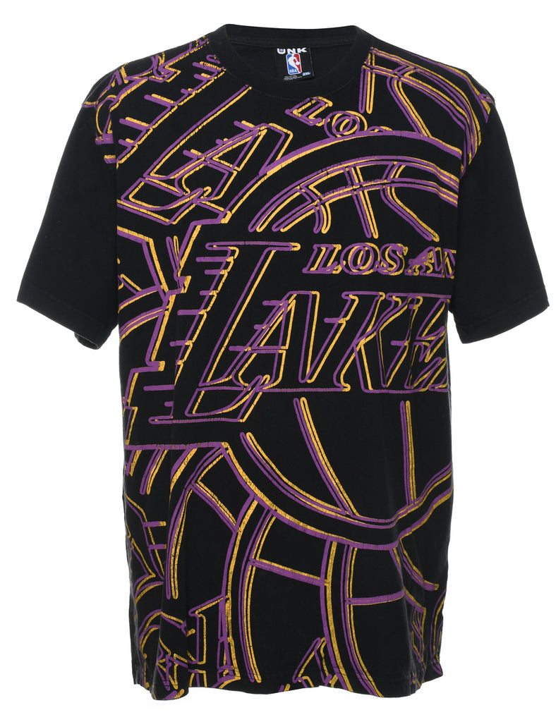 Black & Purple NBA Sports T-shirt - XL