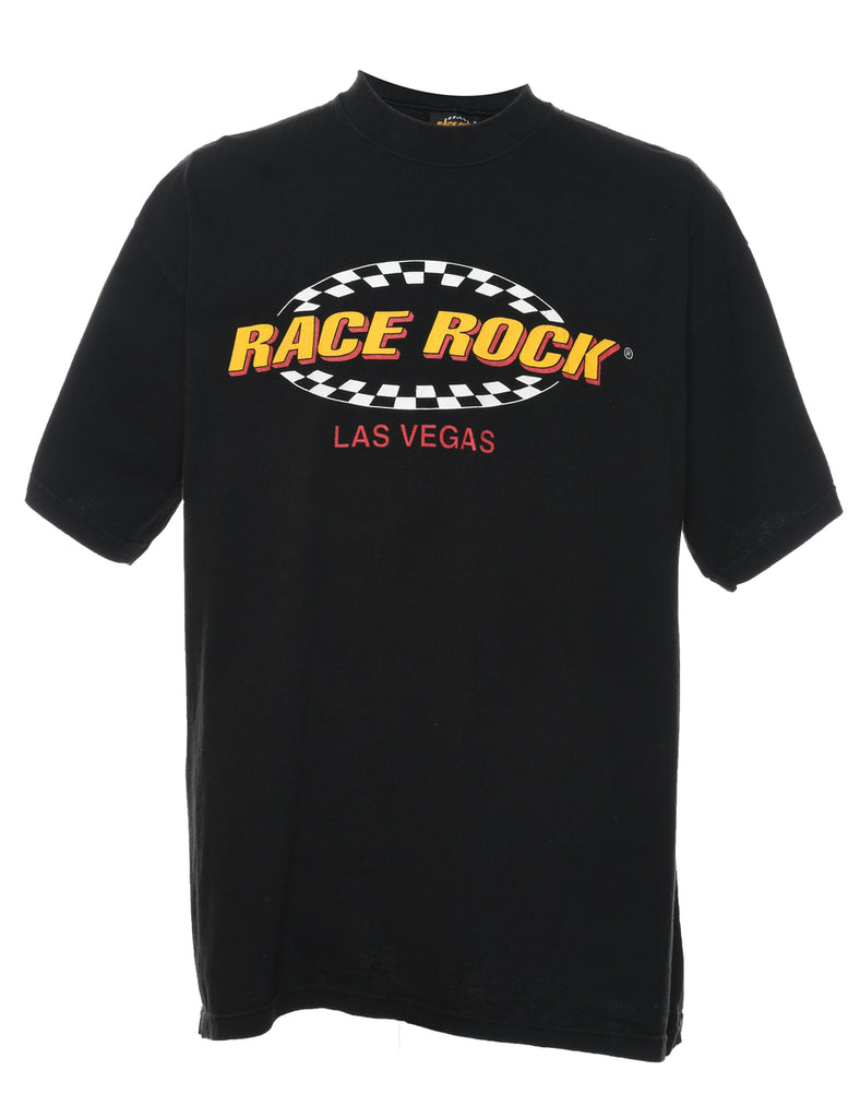 Black Racing T-Shirt - XL