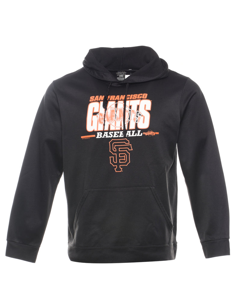 Black San Francisco Giants MLB Hooded Sports Sweatshirt - M